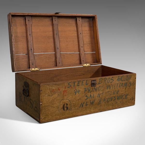 Antique Merchant's Tool Chest, Canadian, Mahogany, Trunk, Victorian, C.1900