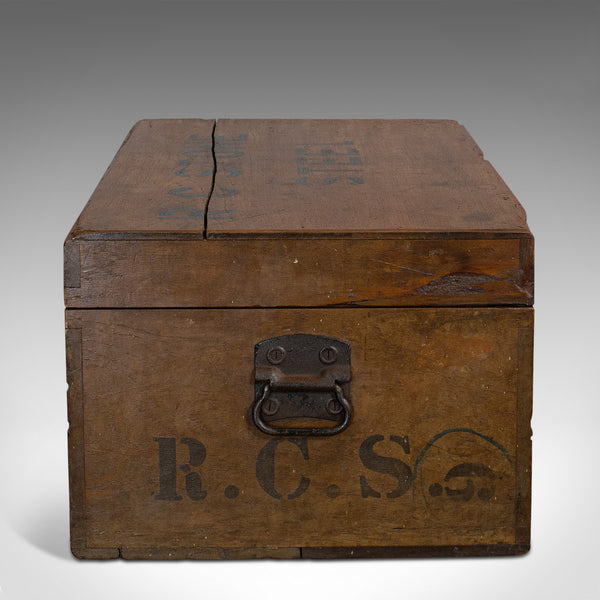 Antique Merchant's Tool Chest, Canadian, Mahogany, Trunk, Victorian, C.1900