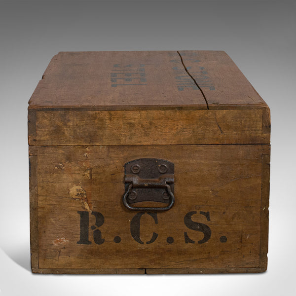 Antique Merchant's Tool Chest, Canadian, Mahogany, Trunk, Victorian, C.1900