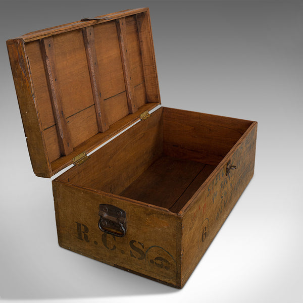 Antique Merchant's Tool Chest, Canadian, Mahogany, Trunk, Victorian, C.1900