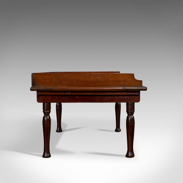 Antique Tray Table, Mahogany, Folding, Reading, Book Rest, Victorian, Circa 1870