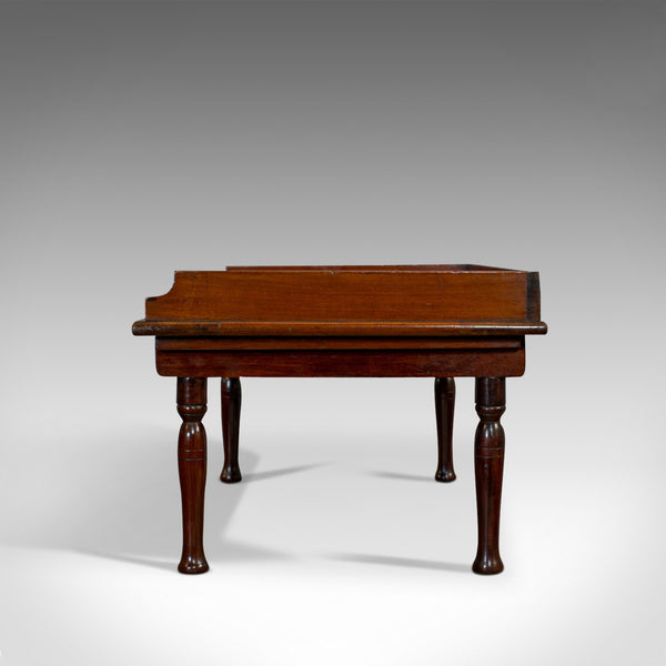 Antique Tray Table, Mahogany, Folding, Reading, Book Rest, Victorian, Circa 1870