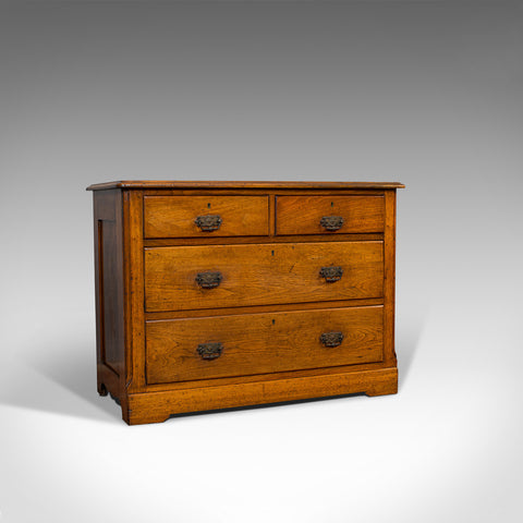 Antique Chest of Drawers, English, Walnut, Bedroom, Cabinet, Edwardian, C.1910