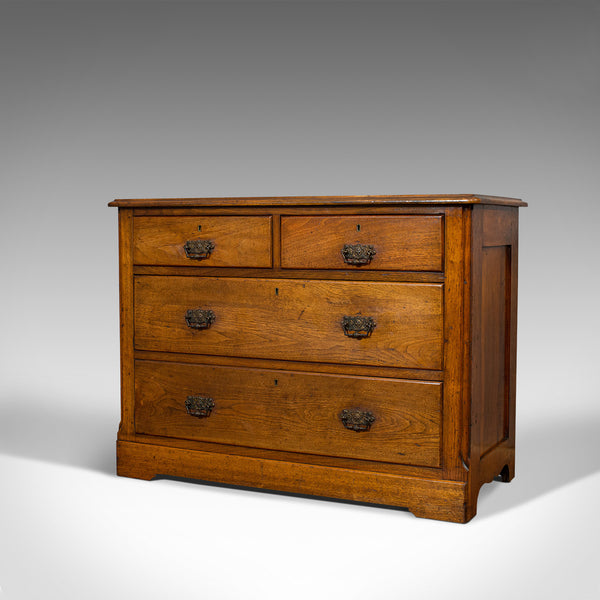 Antique Chest of Drawers, English, Walnut, Bedroom, Cabinet, Edwardian, C.1910