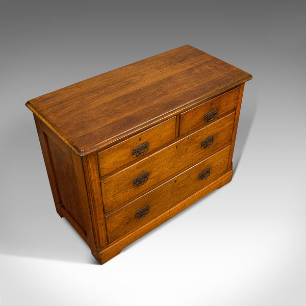 Antique Chest of Drawers, English, Walnut, Bedroom, Cabinet, Edwardian, C.1910