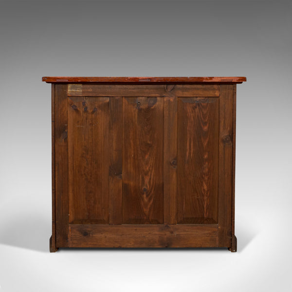 Antique Side Cabinet, English, Mahogany, Drinks, Book Cupboard, Victorian, 1900