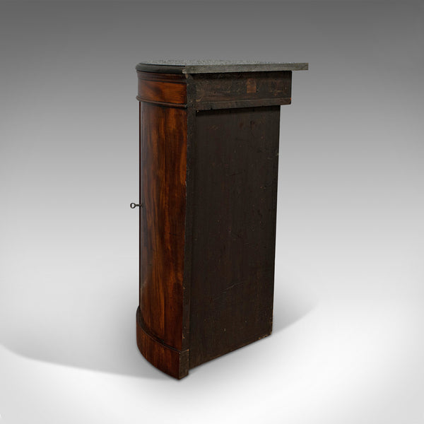 Antique Corner Cupboard, Mahogany, Bow Front, Floor Standing, Georgian, C.1780