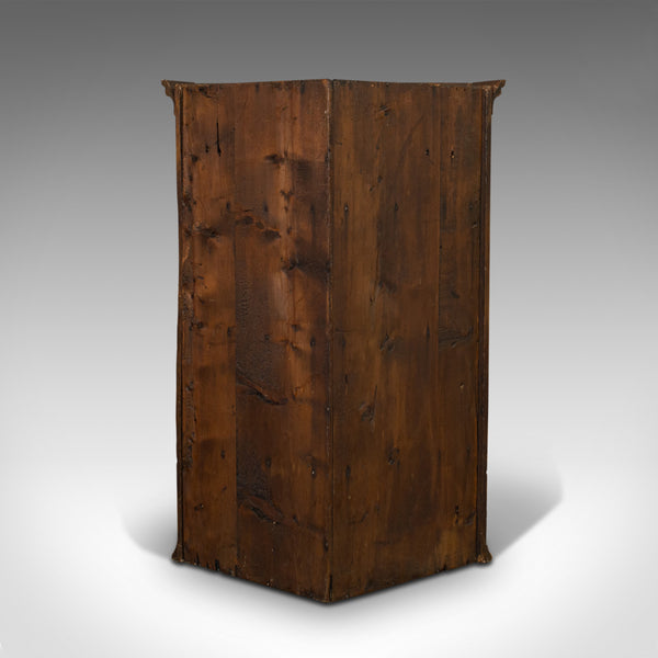 Antique George III Corner Cupboard, English, Oak, Wall Cabinet, Georgian, C.1800