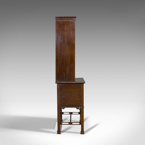 Compact Antique Open Bookcase, Mahogany, Sideboard, Dresser, Edwardian, C.1910