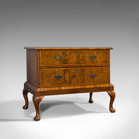 Antique Chest on Stand, Walnut, Chest of Drawers, Georgian Revival, Victorian