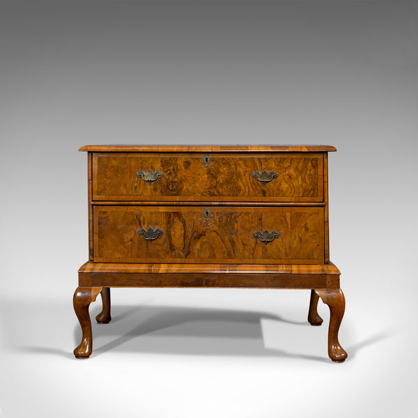 Antique Chest on Stand, Walnut, Chest of Drawers, Georgian Revival, Victorian