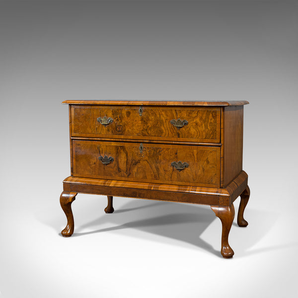 Antique Chest on Stand, Walnut, Chest of Drawers, Georgian Revival, Victorian