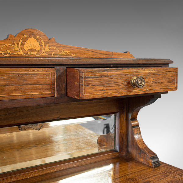 Antique Music Cabinet, English, Rosewood, Side, Hall Stand, Edwardian, C.1910