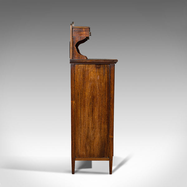 Antique Music Cabinet, English, Rosewood, Side, Hall Stand, Edwardian, C.1910