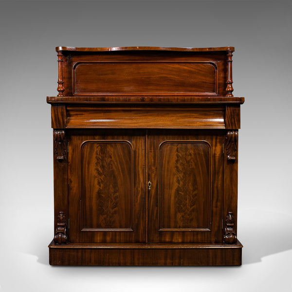 Antique Chiffonier, English, Mahogany, Sideboard, Cabinet, Victorian, Circa 1880