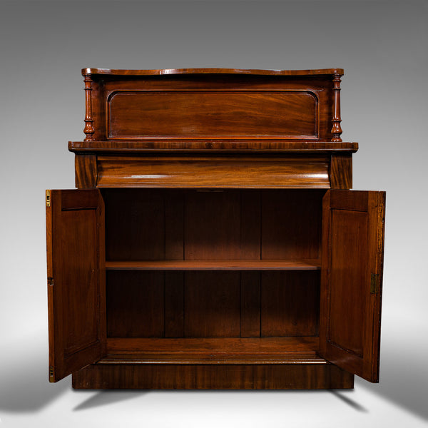 Antique Chiffonier, English, Mahogany, Sideboard, Cabinet, Victorian, Circa 1880