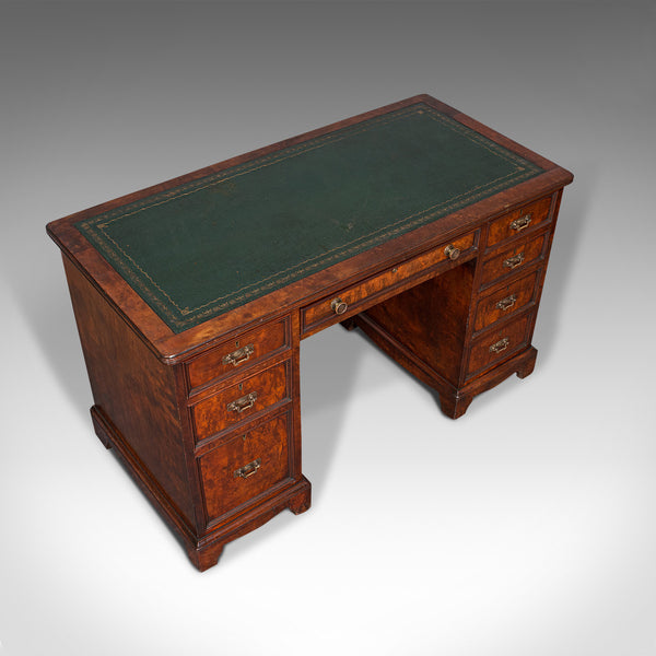 Antique Morning Room Desk, English, Walnut, Writing Table, Victorian, Circa 1880