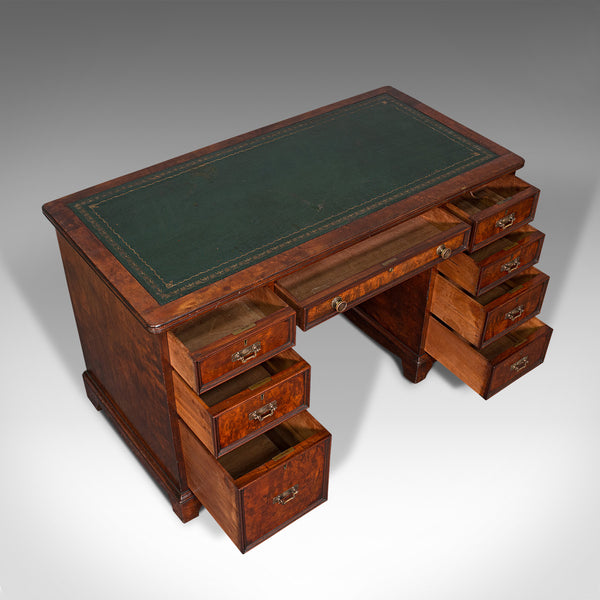 Antique Morning Room Desk, English, Walnut, Writing Table, Victorian, Circa 1880