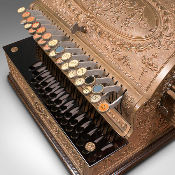 Antique Countertop National Cash Register, American, Bronze, Shop, Edwardian