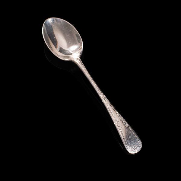 Antique Tea Spoon Service, English, Silver, WS Savage, Sheffield, Hallmark 1917