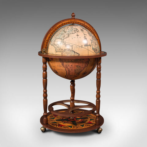 Vintage Decorative Cocktail Globe, Continental, Drinks Trolley, Cabinet, C.1970