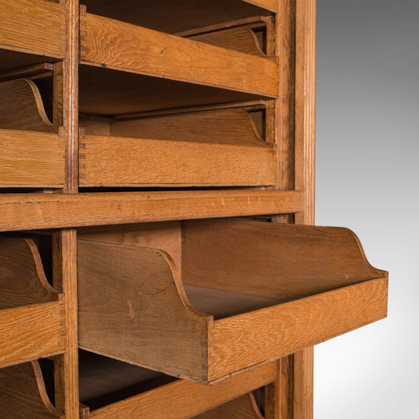 Very Large Antique Haberdashery Cabinet, Oak, Collector, Shop, Rack, Edwardian