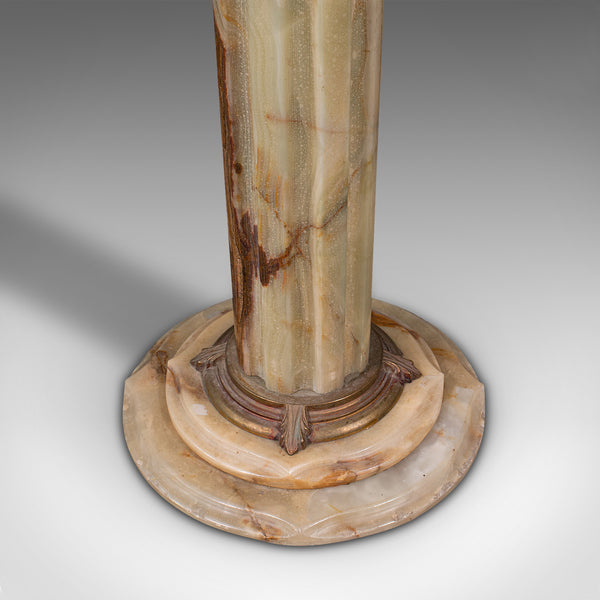 Vintage Decorative Jardiniere Stand, Italian, Onyx, Planter, Pedestal, C.1950