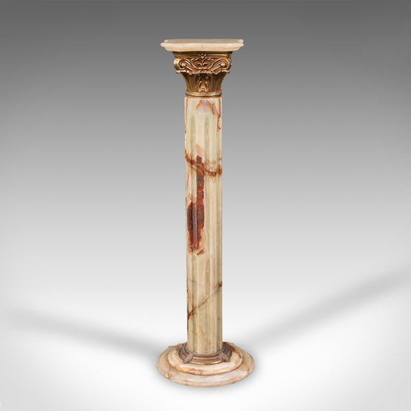 Vintage Decorative Jardiniere Stand, Italian, Onyx, Planter, Pedestal, C.1950