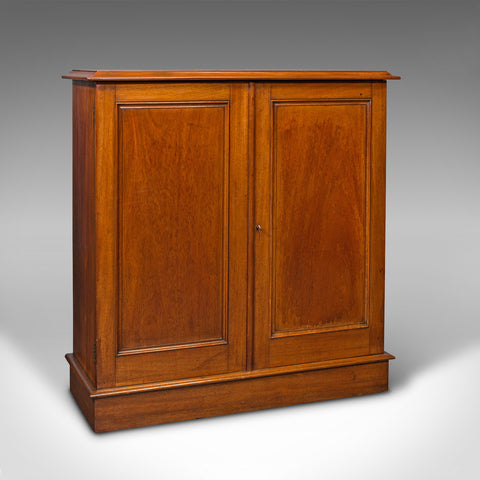 Antique Side Cabinet, English, Bookshelf, Drinks Cupboard, Victorian, Circa 1860