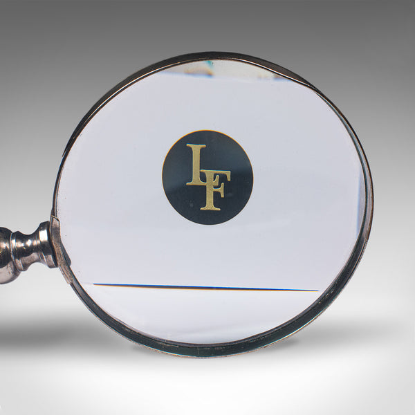 Antique Magnifying Glass, English, Ebonised, Reading Aid, Edwardian, Circa 1910