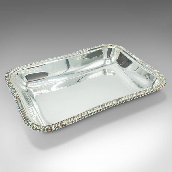 Antique Bonbon Dish, English, Silver Plate, Serving, Fruit Tray, Victorian, 1900