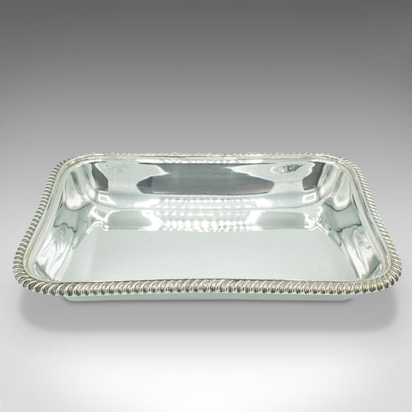 Antique Bonbon Dish, English, Silver Plate, Serving, Fruit Tray, Victorian, 1900