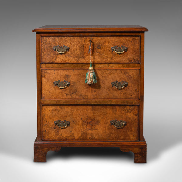 Pair Of Antique Chest of Drawers, Walnut, Bedside Cabinet, Nightstand, Victorian