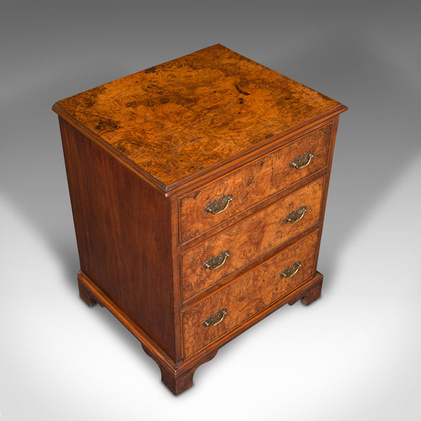 Pair Of Antique Chest of Drawers, Walnut, Bedside Cabinet, Nightstand, Victorian