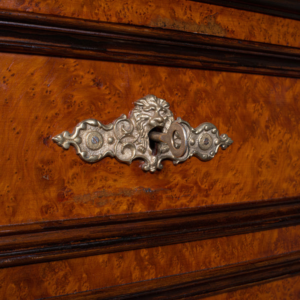 Antique Escritoire Cabinet, French Secretaire, Chest of Drawers, Victorian, 1900