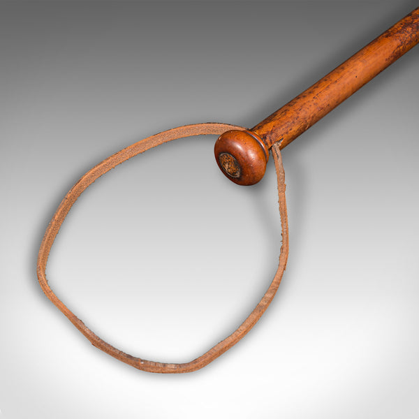 Large Antique Ceremonial Dinner Gong, English, Oak, Bronze, Victorian, C.1900