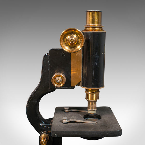 Antique Cased Microscope, English, Scientific Instrument, Watson of London, 1920