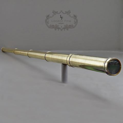 Antique Telescope, Large Dollond Four Draw - London Fine Antiques