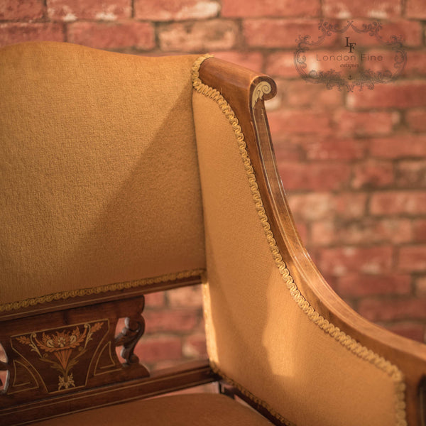 Edwardian Drawing Room Armchair, c.1910 - London Fine Antiques