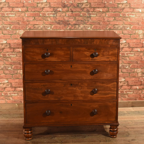 Victorian Mahogany Chest of Drawers, c.1880 - London Fine Antiques