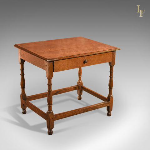 Antique Occasional Table, Victorian Oak c.1850 - London Fine Antiques