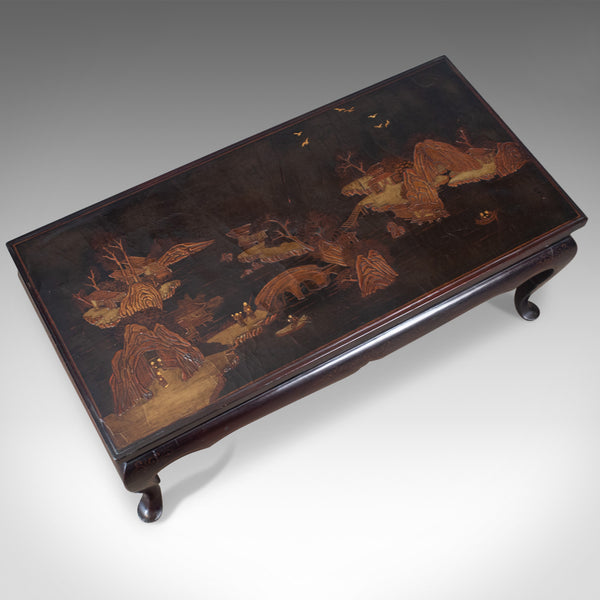 Antique Oriental Coffee Table, Low, Lacquered, Side, Edwardian, Circa 1910 - London Fine Antiques