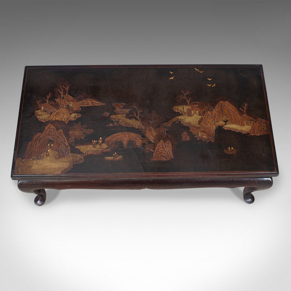Antique Oriental Coffee Table, Low, Lacquered, Side, Edwardian, Circa 1910 - London Fine Antiques