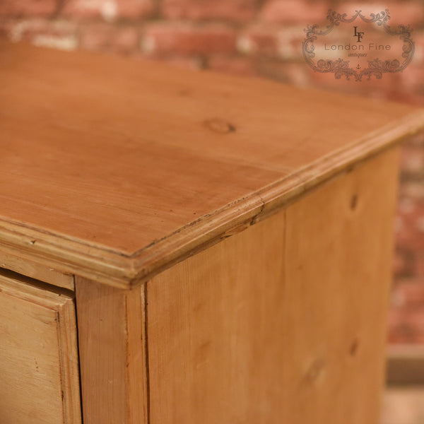 Victorian Pine Chest of Drawers, c.1900 - London Fine Antiques