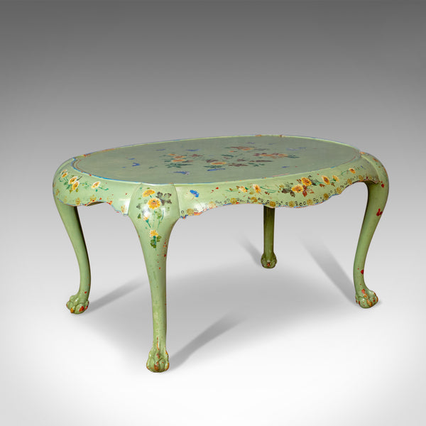 Antique Side Table, French, Country, Hand Painted, Coffee, Early 20th Century - London Fine Antiques