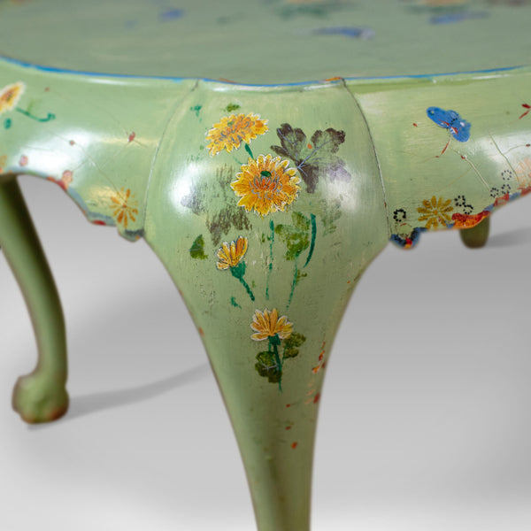 Antique Side Table, French, Country, Hand Painted, Coffee, Early 20th Century - London Fine Antiques