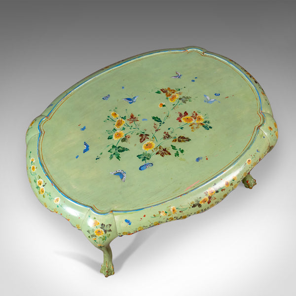 Antique Side Table, French, Country, Hand Painted, Coffee, Early 20th Century - London Fine Antiques