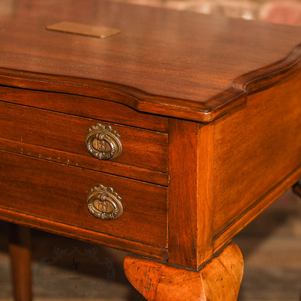 Early 20th Century Two Drawer Side Table - London Fine Antiques