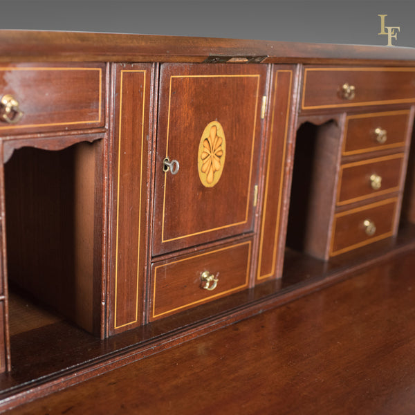 Georgian Antique Bureau, English 18th Century Mahogany Desk c.1780 - London Fine Antiques