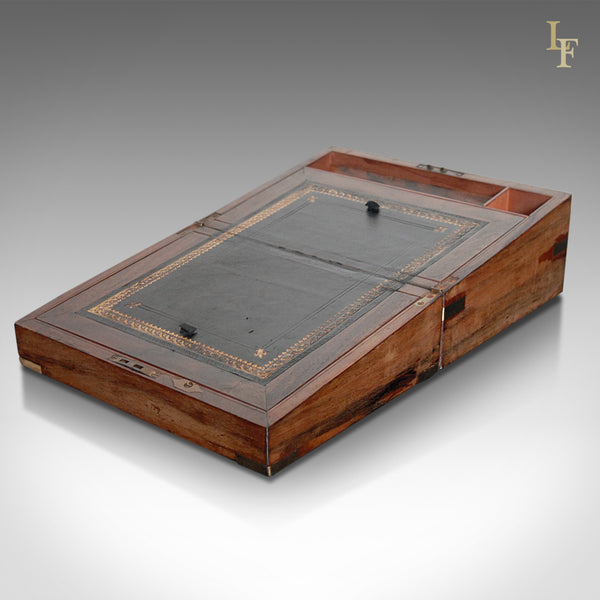 Late Georgian Antique Writing Slope - London Fine Antiques